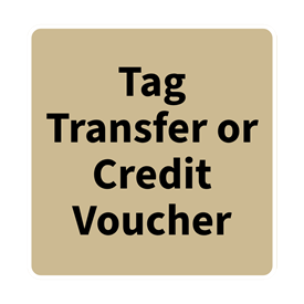 Tag Transfer or Credit Voucher